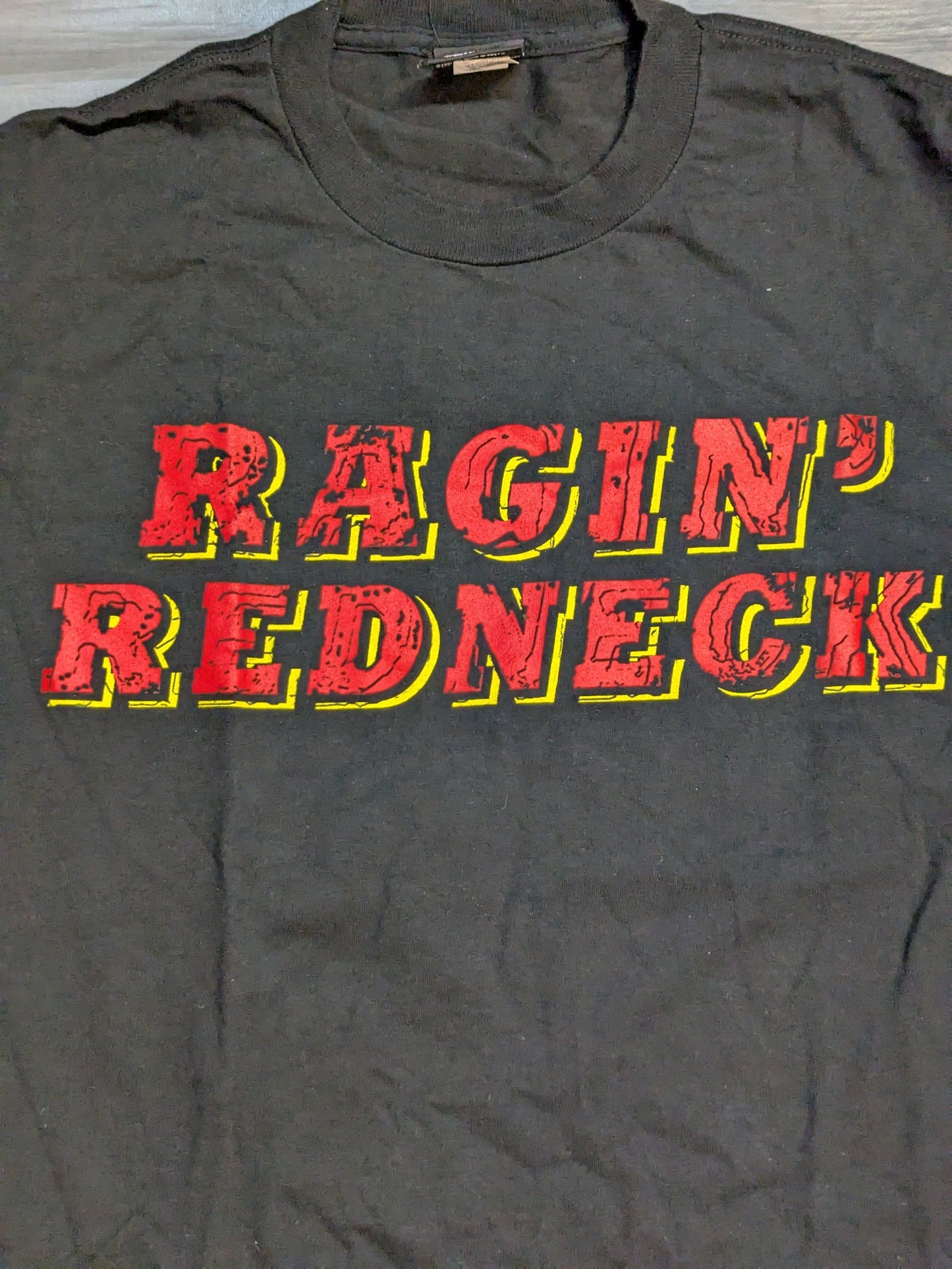 ストーンコールド・スティーブ・オースチン「RAGIN' REDNECK」Tシャツ(WWF(2001) / ブラック)