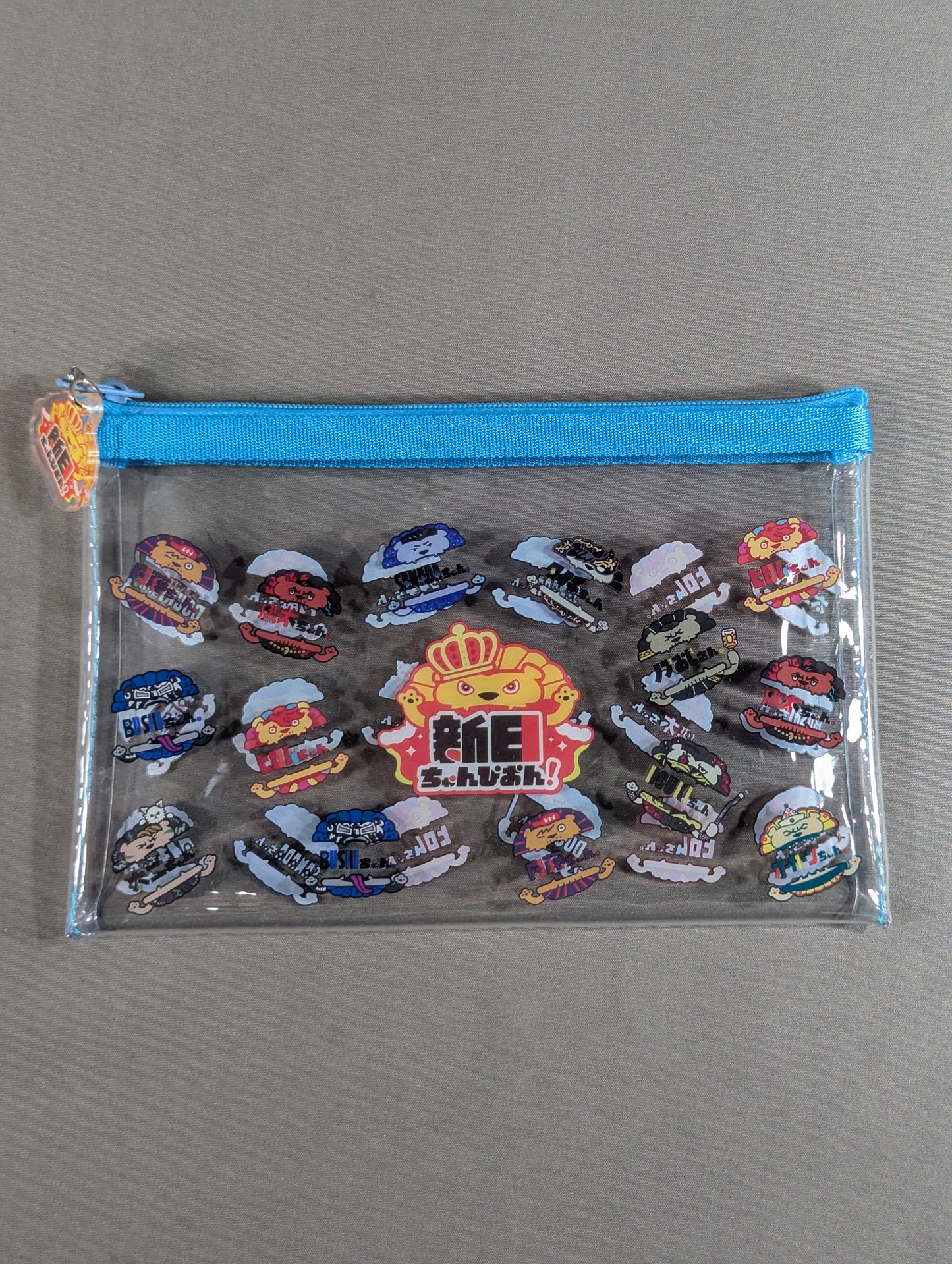 New Japan Champion! Clear vinyl mini bag (Blue ver)