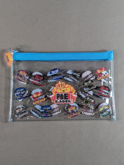 New Japan Champion! Clear vinyl mini bag (Blue ver)