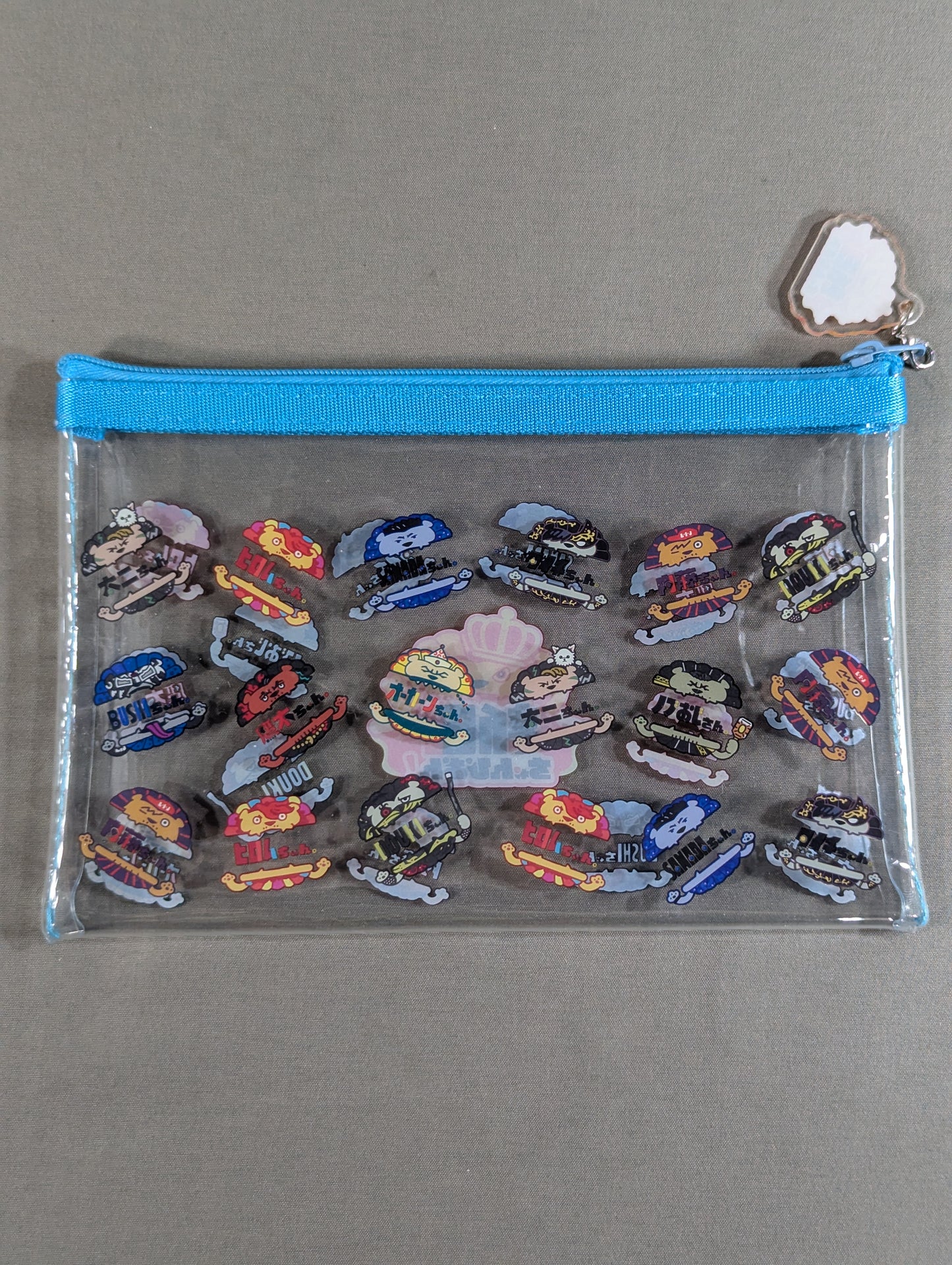 New Japan Champion! Clear vinyl mini bag (Blue ver)