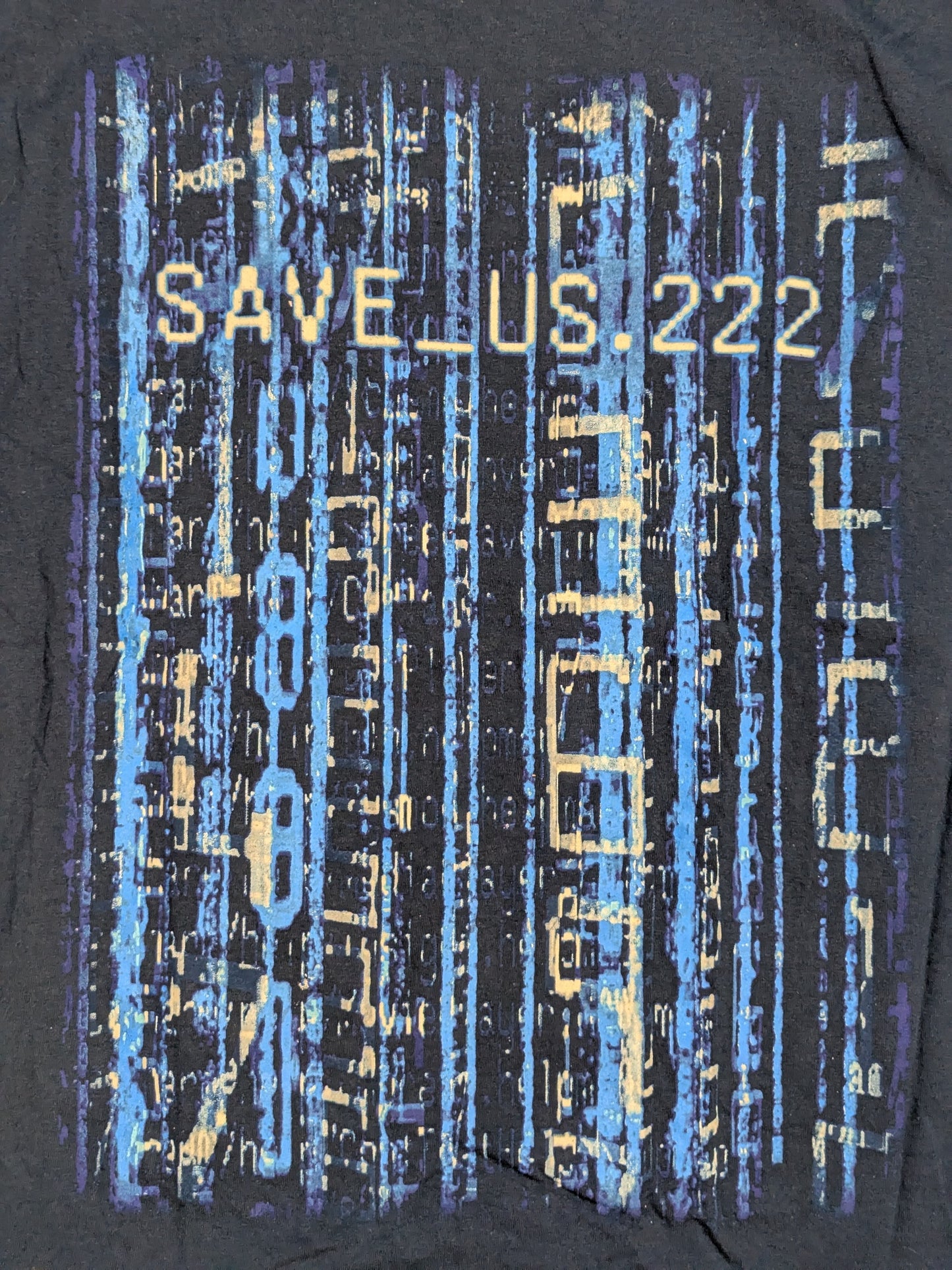 Chris Jericho  "SAVE_US.222" T-shirt (WWE (2000s) / Navy)