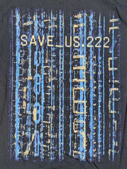 Chris Jericho  "SAVE_US.222" T-shirt (WWE (2000s) / Navy)