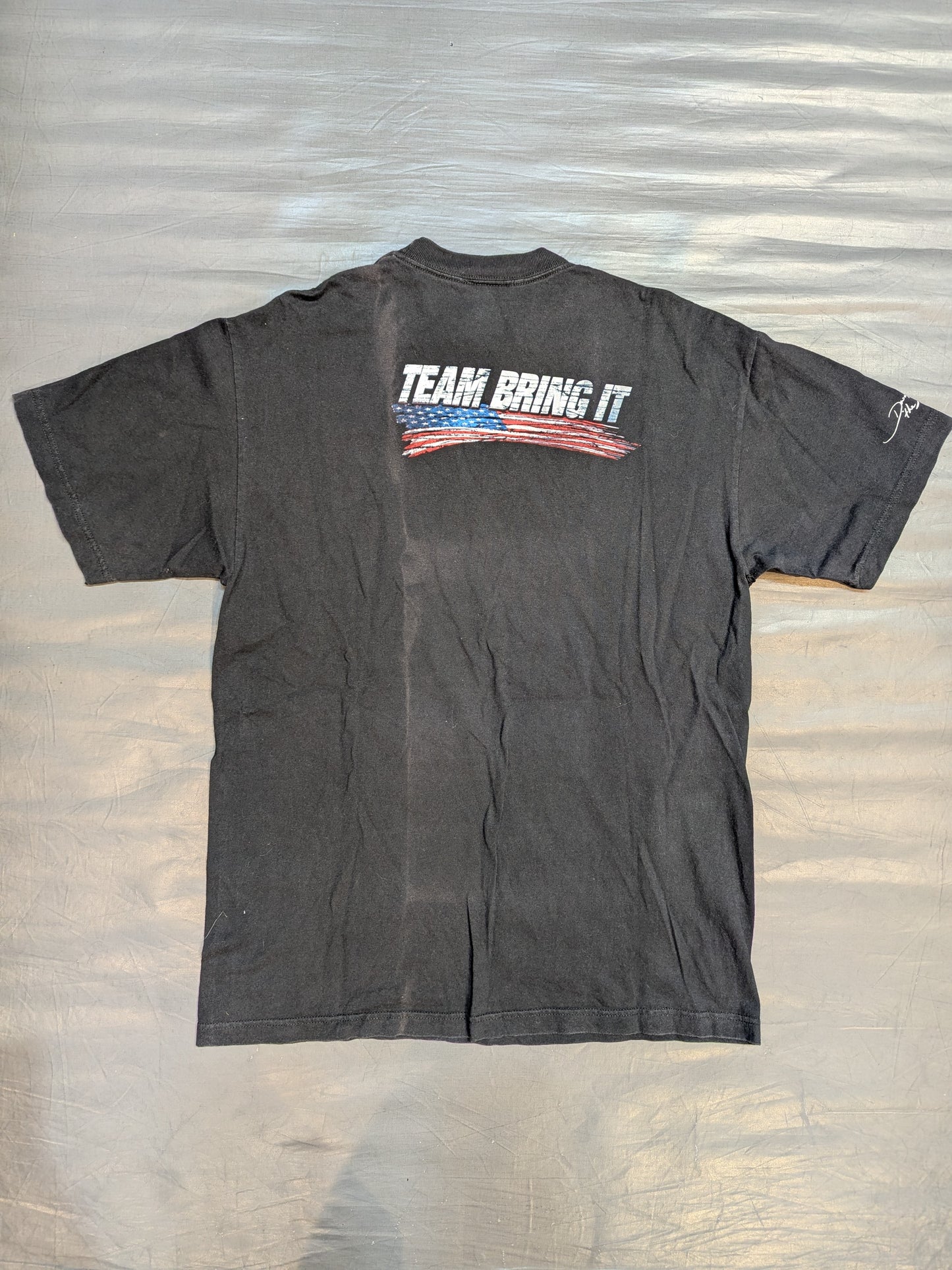 The Rock 'TEAM BRING IT!' T-shirt (1) (WWE (2000s) / Black)