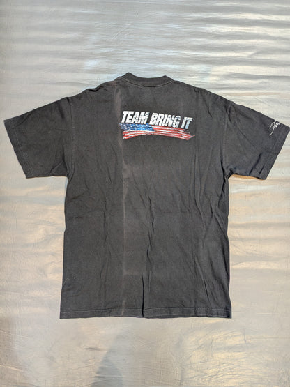 The Rock 'TEAM BRING IT!' T-shirt (1) (WWE (2000s) / Black)