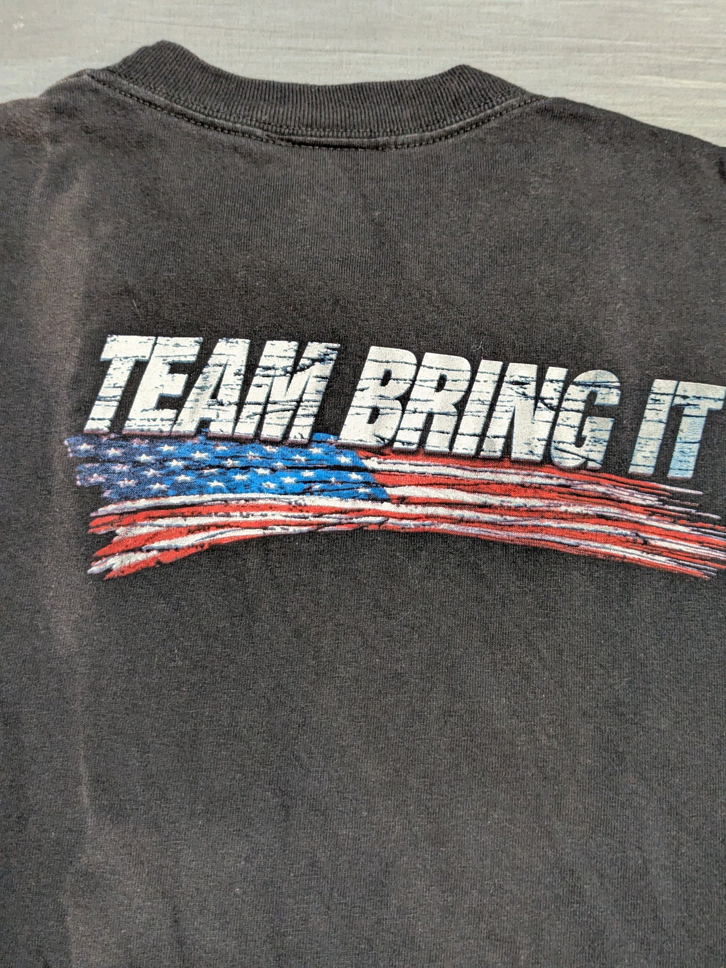 The Rock 'TEAM BRING IT!' T-shirt (1) (WWE (2000s) / Black)