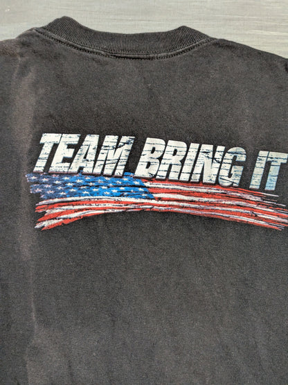 The Rock 'TEAM BRING IT!' T-shirt (1) (WWE (2000s) / Black)
