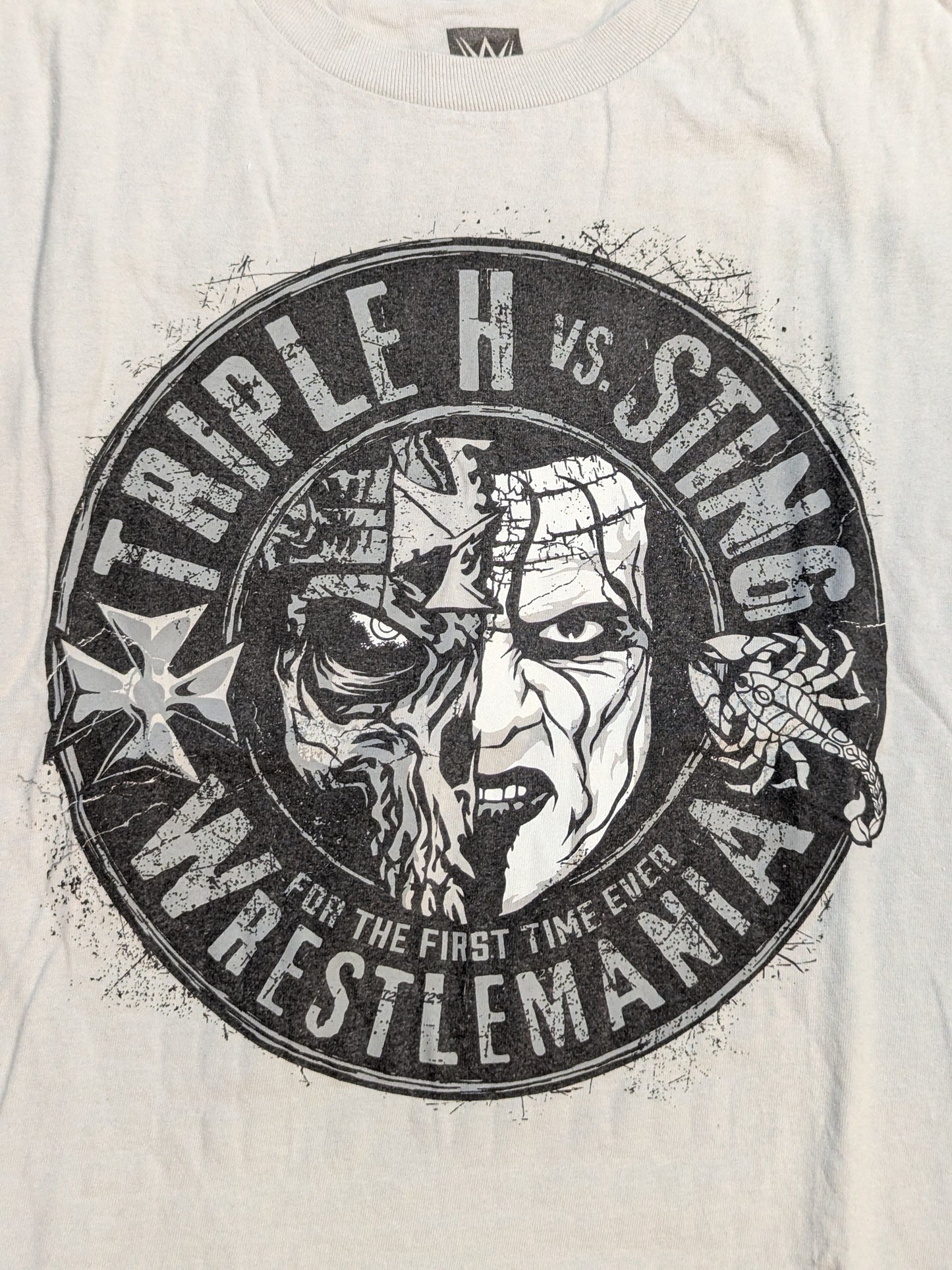 WrestleMania 31 'Triple HvsSting' T-shirt (WWE (2015) / Gray)