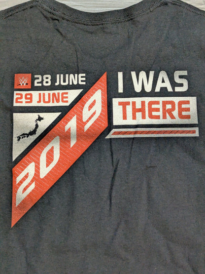 WWE LIVE JAPAN 2019 "JUNE 28-29" Picture T-Shirt (WWE (2019) / Black)