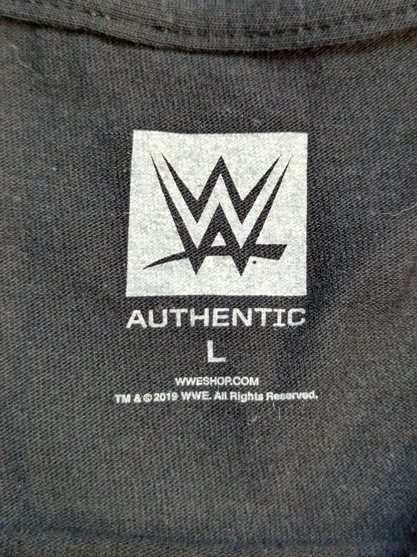 WWE LIVE JAPAN 2019 "JUNE 28-29" Picture T-Shirt (WWE (2019) / Black)