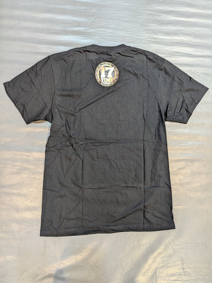 John Cena "THE LAST REAL CHAMPION" Illustrated T-Shirt (WWE (2025) / Black)