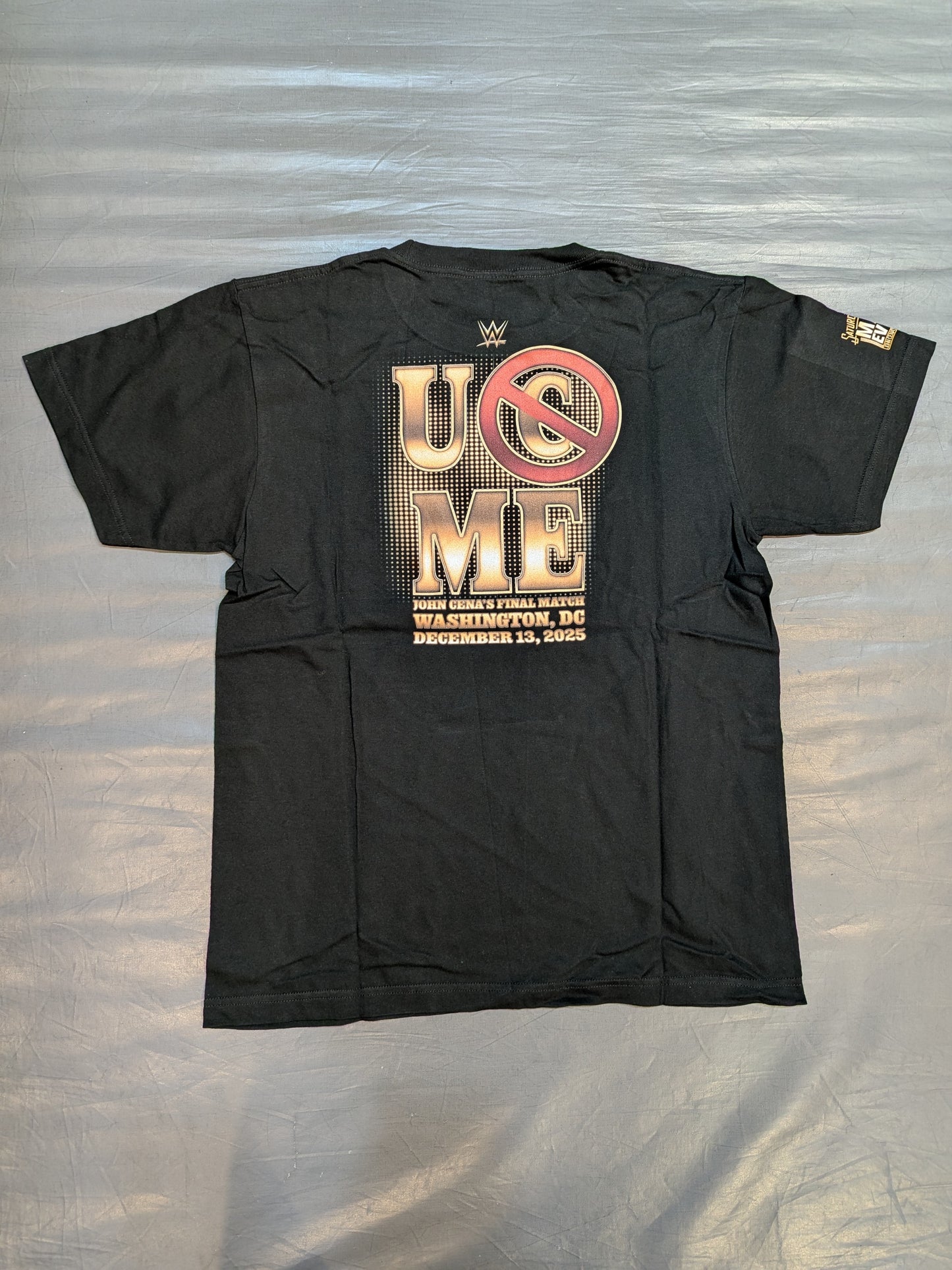 John Cena "Thank you" Picture T-Shirt (2) (WWE (2025) / Black)
