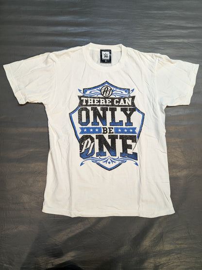 AJ Styles "THERE CAN BE ONLY ONE" T-shirt (WWE (2010s) / White)