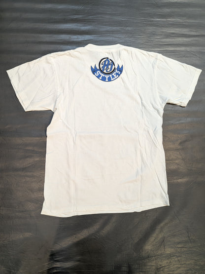AJ Styles "THERE CAN BE ONLY ONE" T-shirt (WWE (2010s) / White)