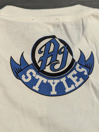 AJ Styles "THERE CAN BE ONLY ONE" T-shirt (WWE (2010s) / White)