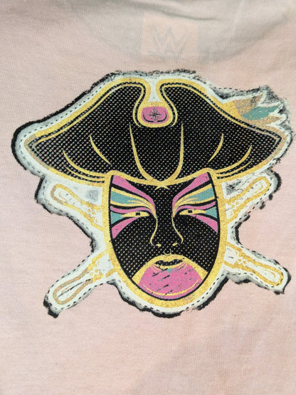 Asuka & Kairi Sane (Kabuki Warriors) Picture T-Shirt (2) (WWE (2019) / Pink)