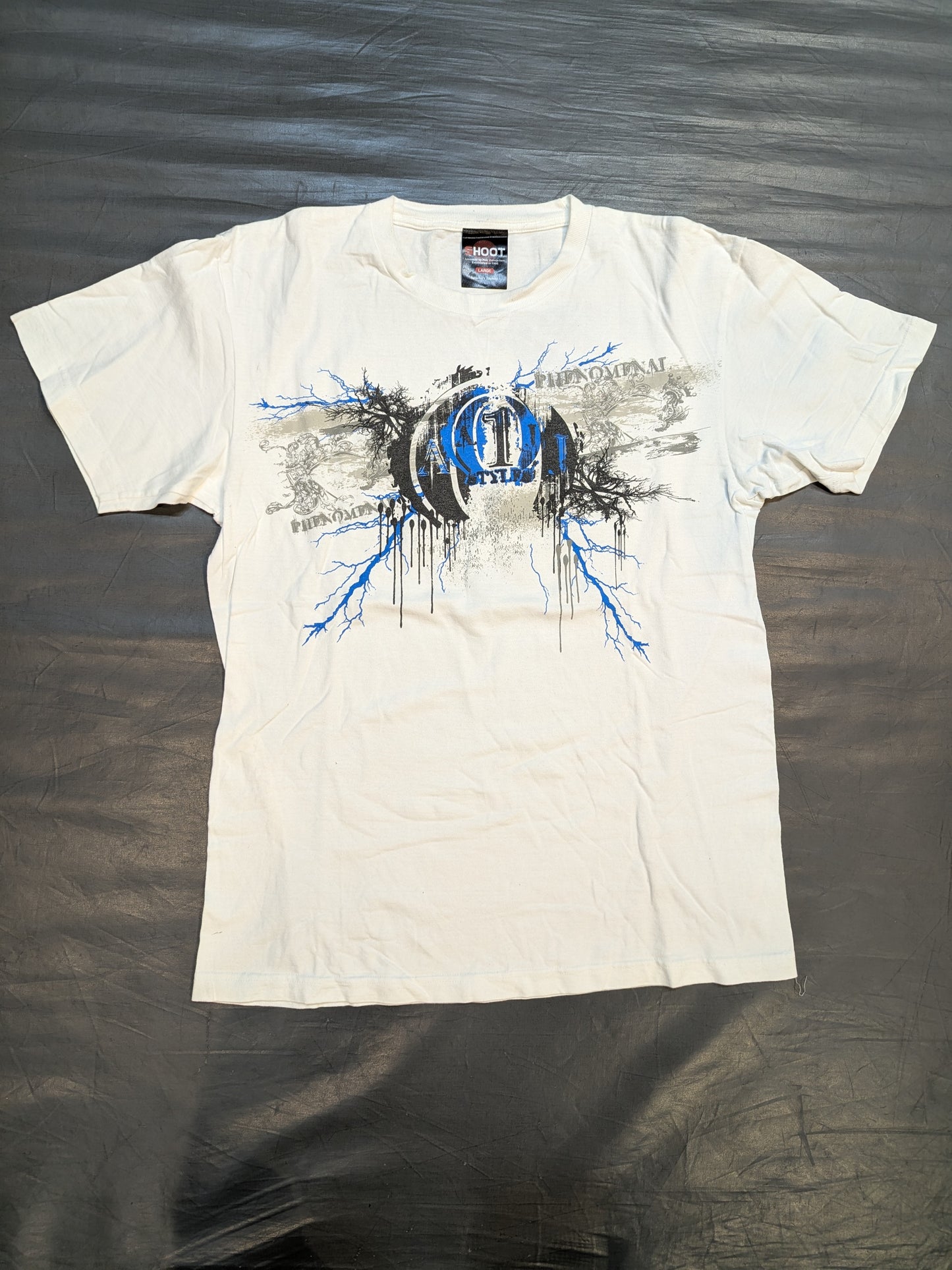 AJ Styles "THE PHENOMENAL ONE" T-shirt (WWE (2010s) / White)