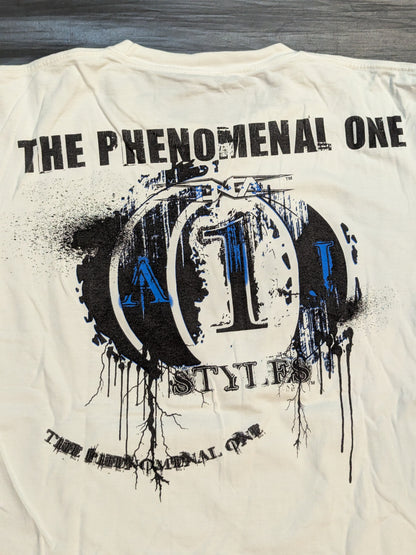 AJ Styles "THE PHENOMENAL ONE" T-shirt (WWE (2010s) / White)