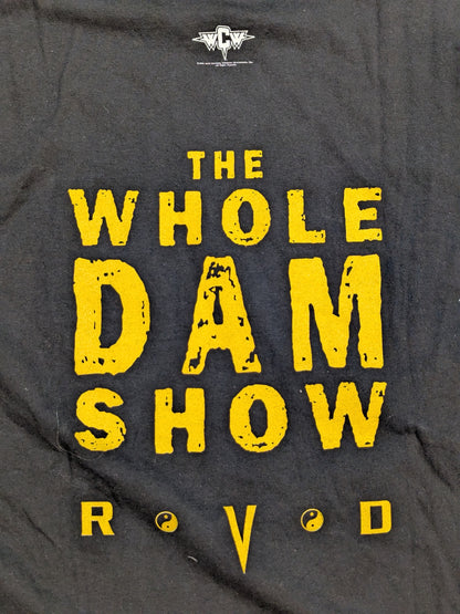 ロブ・ヴァン・ダム「THE WHOLE DAM SHOW」Tシャツ②(WCW(1990s) / ブラック)