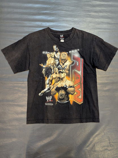RAW ピクチャーTシャツ②(WWE(2000s) / ブラック)