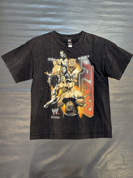 RAW ピクチャーTシャツ②(WWE(2000s) / ブラック)