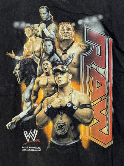 RAW ピクチャーTシャツ②(WWE(2000s) / ブラック)