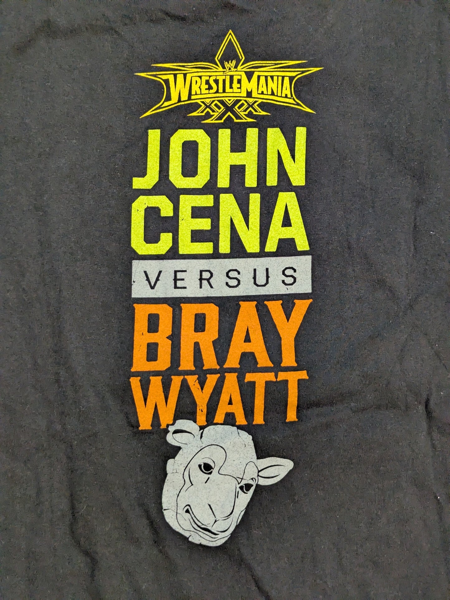 WrestleMania 30 'John Cena vs Bray Wyatt' T-shirt (WWE (2013) / Black)