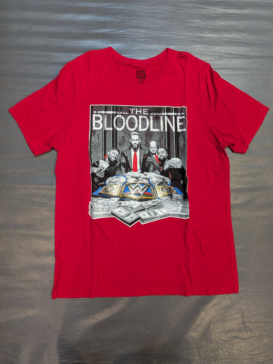 ブラッドライン ピクチャーTシャツ(WWE(2022) / レッド)