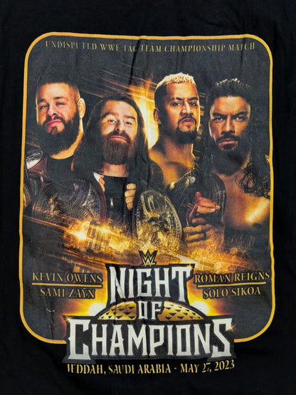 NIGHT OF CHAMPIONS 2023 Picture T-Shirt (WWE (2023) / Black)