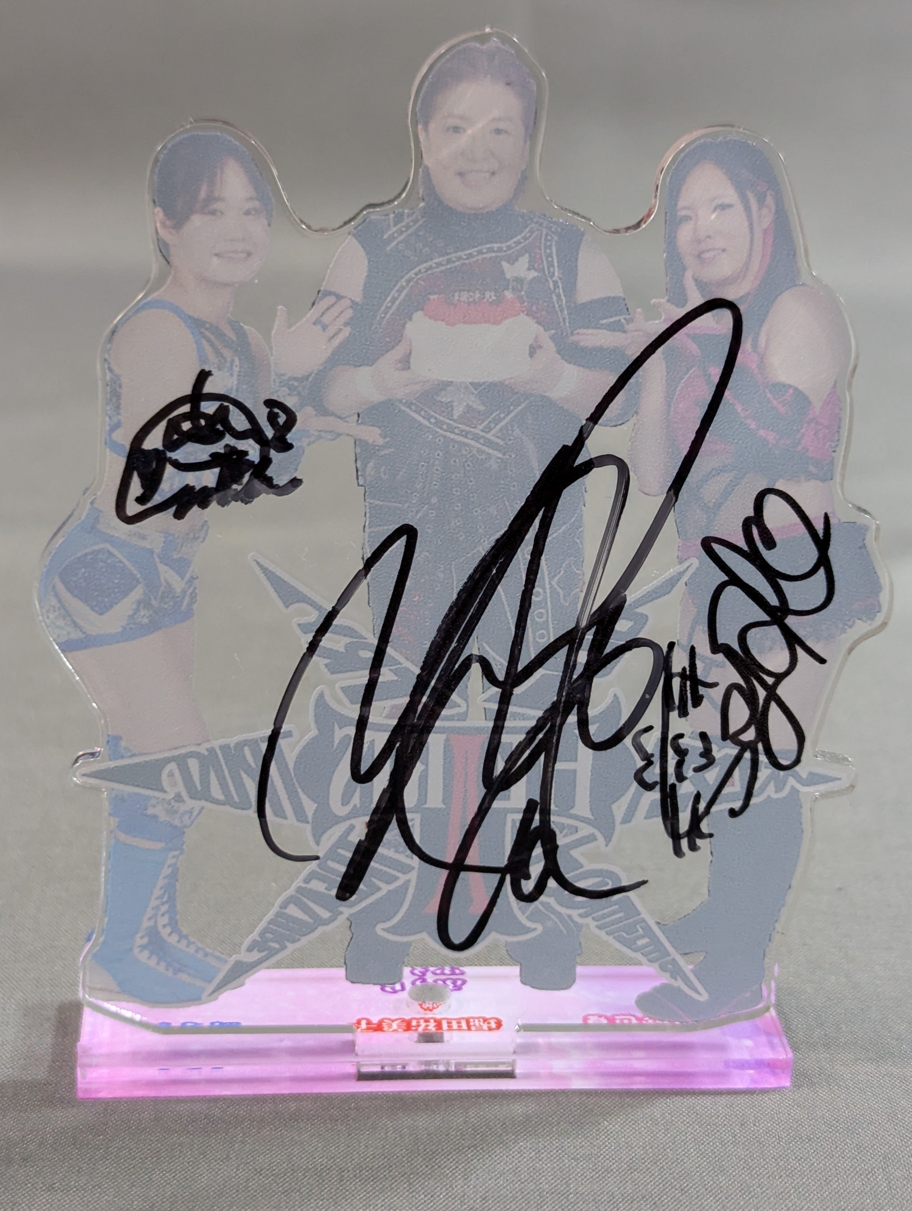 3選手直筆サイン入り】T-HEARTS 集合アクリルスタンド – 闘道館