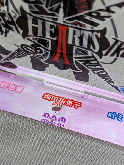 [3 fighters hand signed autograph ] T-HEARTS Group Acrylic Stand