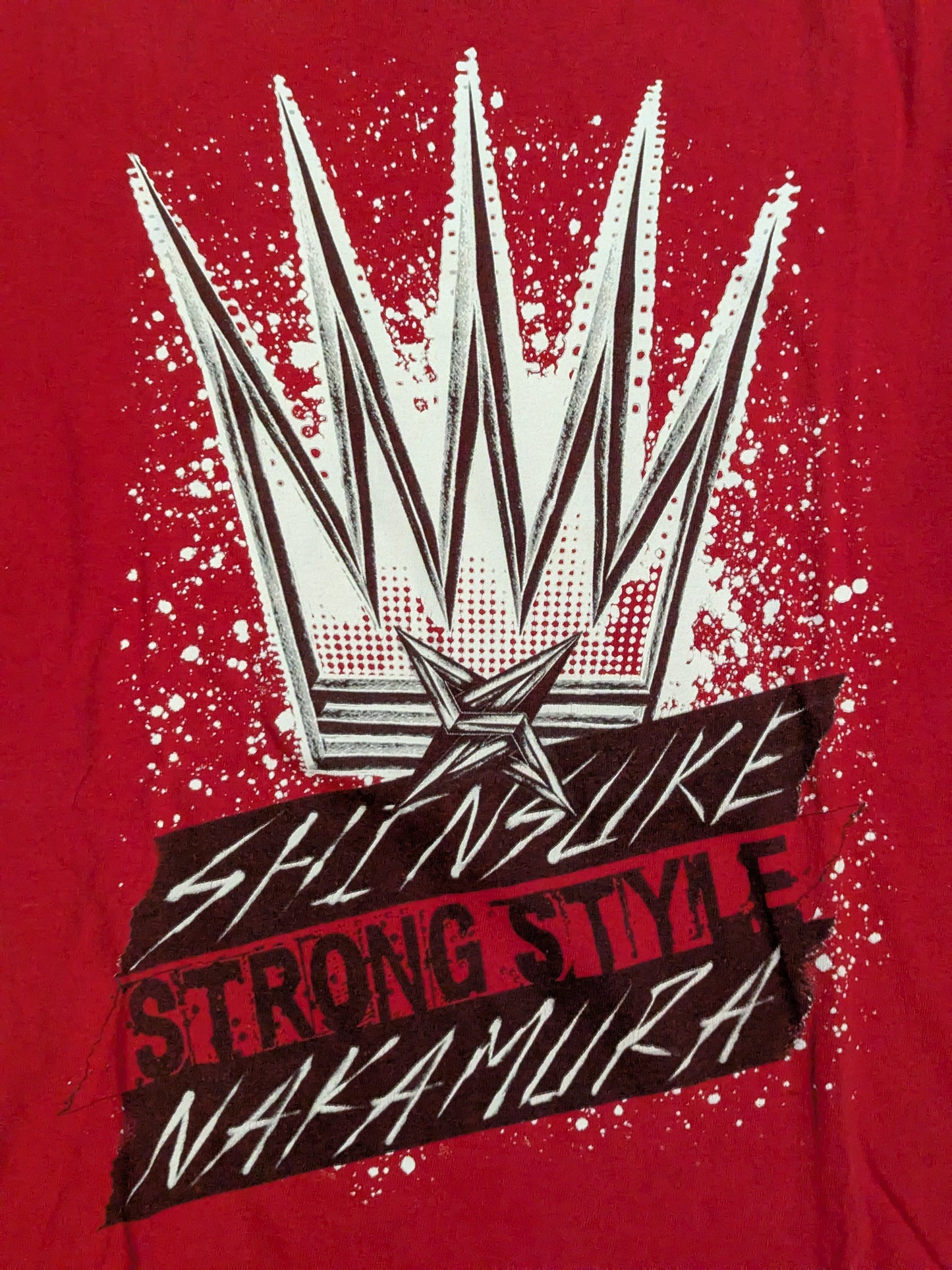 中邑真輔「STRONG STYLE」Tシャツ(WWE(2010s) / レッド)