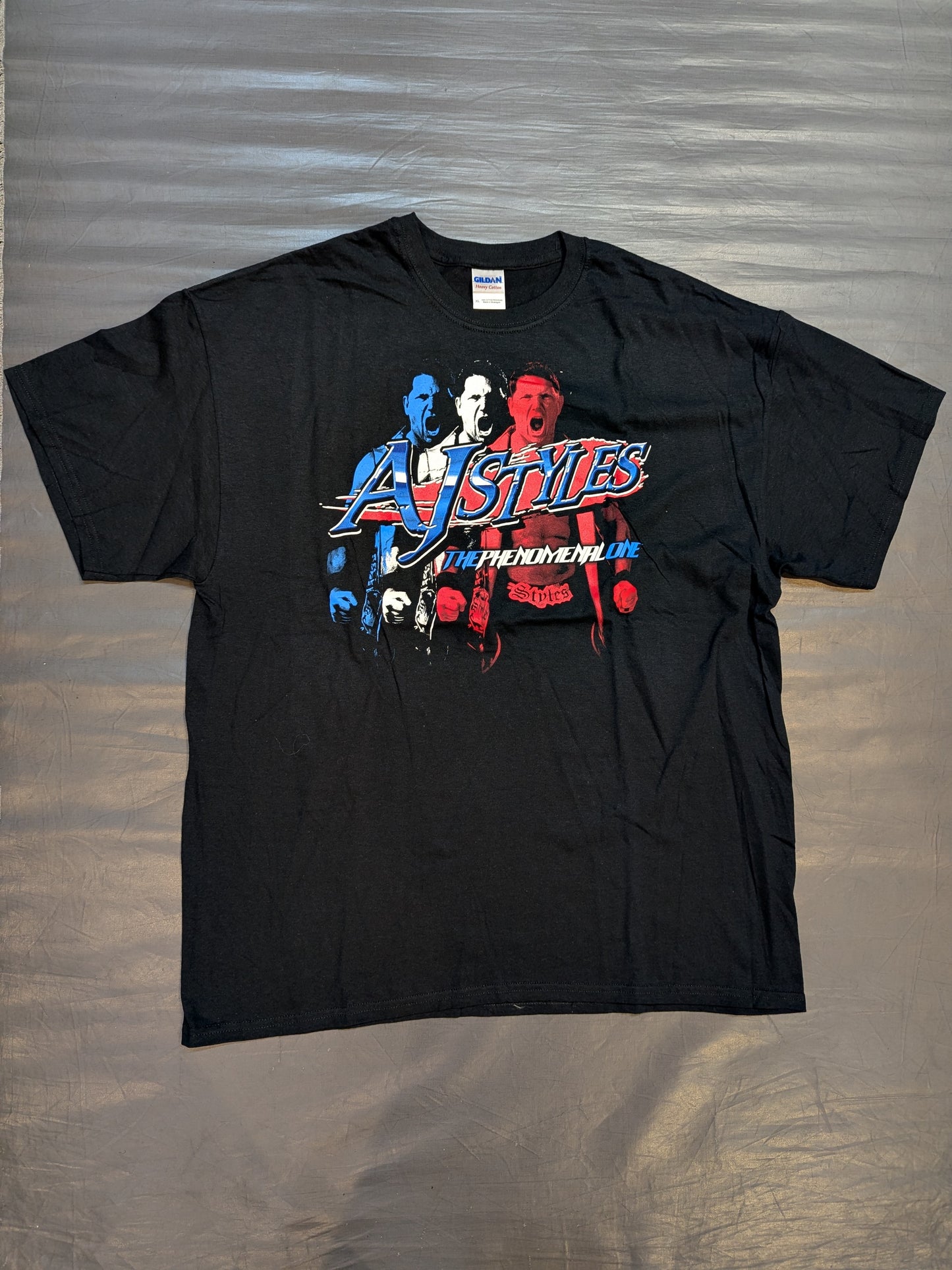 AJ Styles "THE PHENOMENAL ONE" Picture T-Shirt (Black)