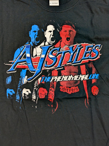 AJ Styles "THE PHENOMENAL ONE" Picture T-Shirt (Black)
