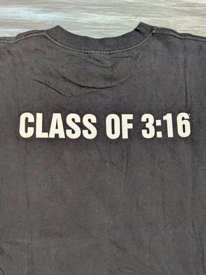Stone Cold Steve Austin 'SCU STONE COLD UNIVERSITY' T-shirt (WWF (1998) / Black)