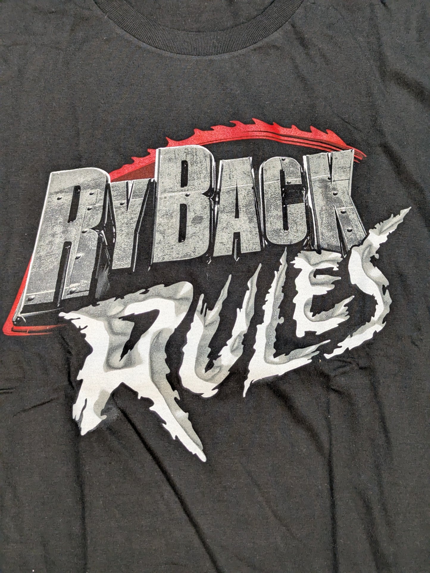 Ryback 'RYBACK RULES' T-shirt (WWE (2010s) / Black)