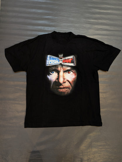 Exciting Pro Wrestling 6: "SMACK DOWN!" vsRAW" Early Purchase Bonus T-Shirt (WWE (2005) / Black)