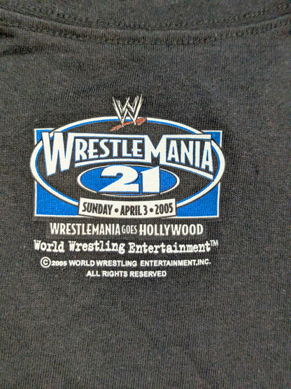 Exciting Pro Wrestling 6: "SMACK DOWN!" vsRAW" Early Purchase Bonus T-Shirt (WWE (2005) / Black)