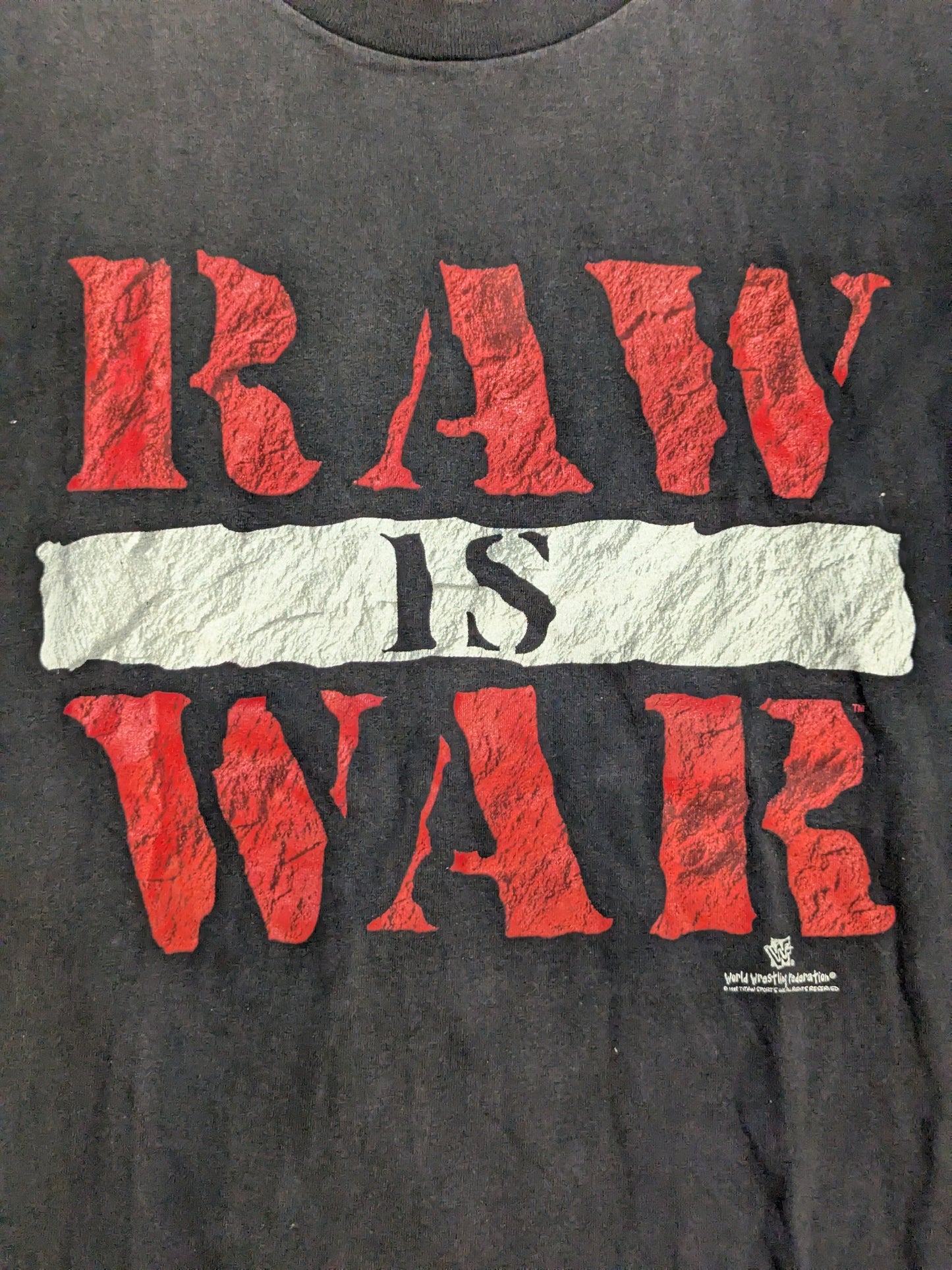 RAW IS WAR Tシャツ(WWF(1998) / ブラック)
