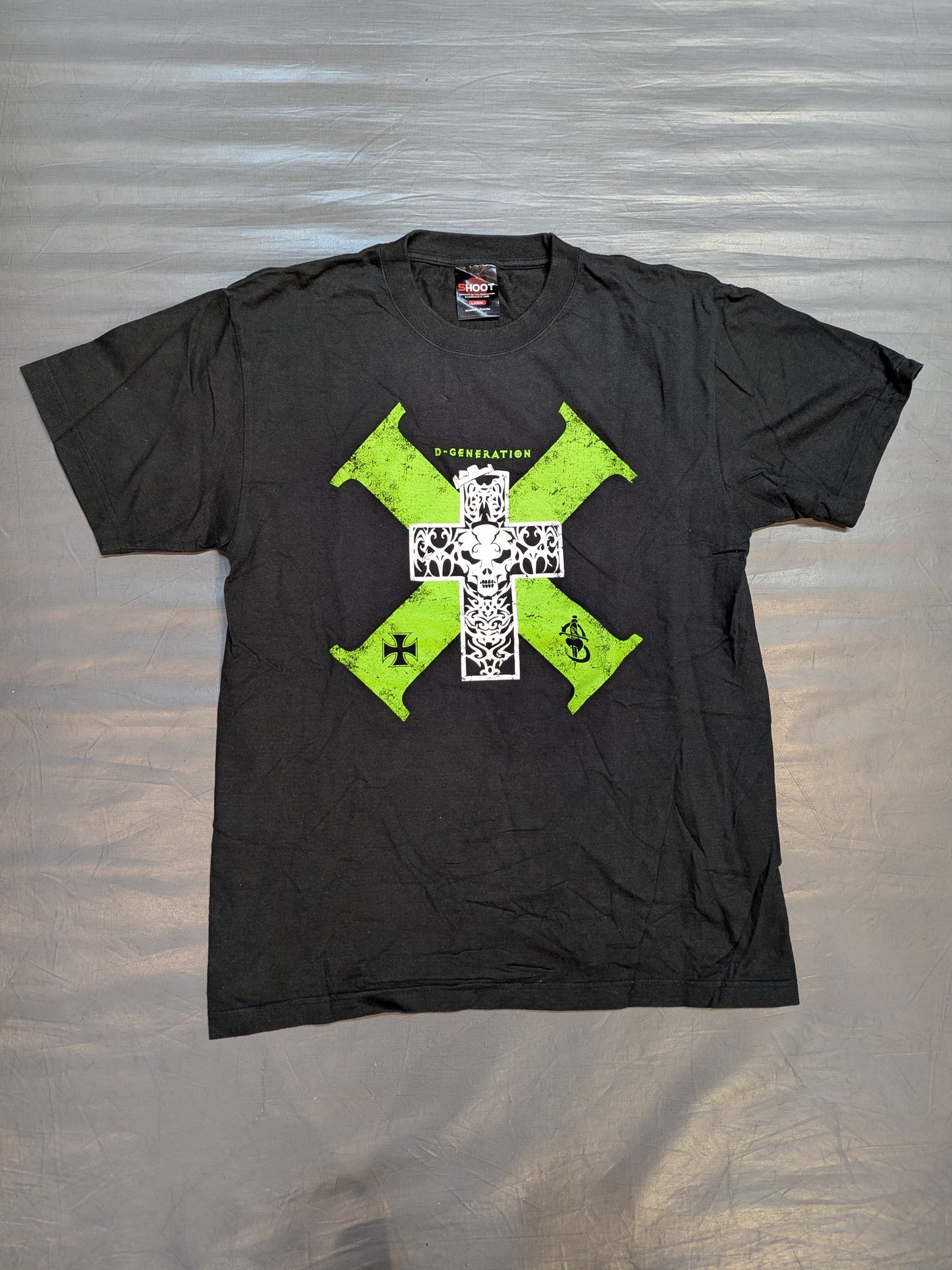 D-GENERATION X T-SHIRT (WWE (2010s) / Black)