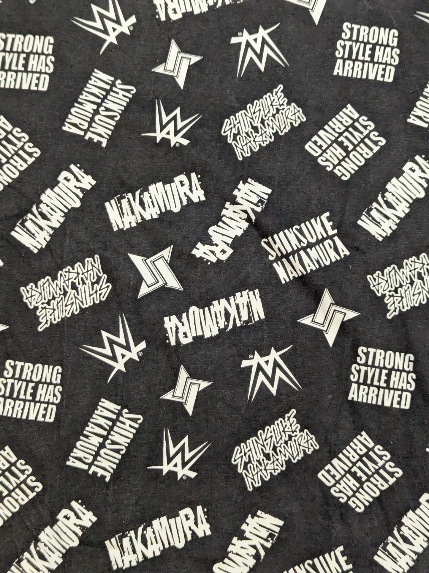 Shinsuke Nakamura × Shimamura "STRONG STYLE HAS ARRIVED" T-Shirt (Black)