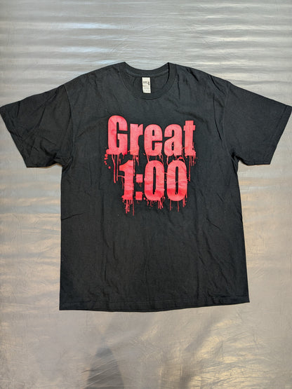 The Rock 'BLOOD from ROCK' Picture T-Shirt (WWE (2010s) / Black)