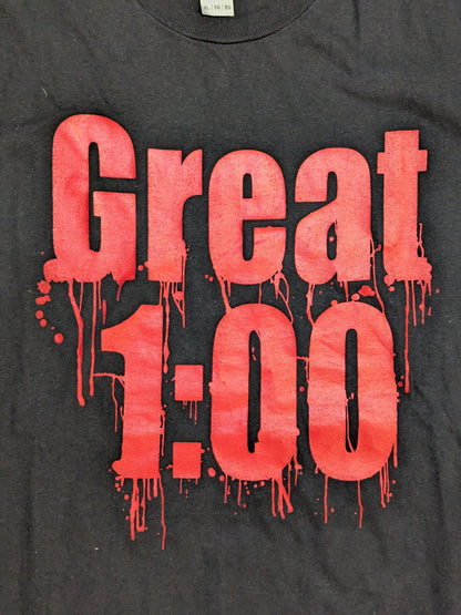 The Rock 'BLOOD from ROCK' Picture T-Shirt (WWE (2010s) / Black)