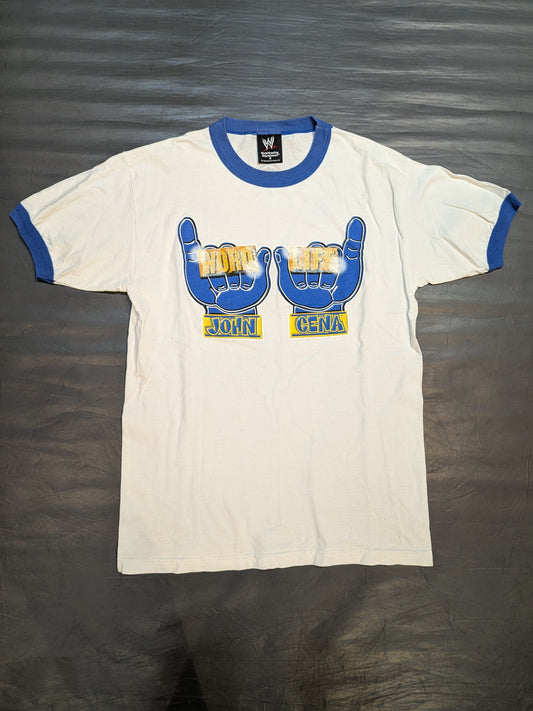 ジョン・シナ「WORD LIFE」Tシャツ(WWE(2003) / ホワイト)