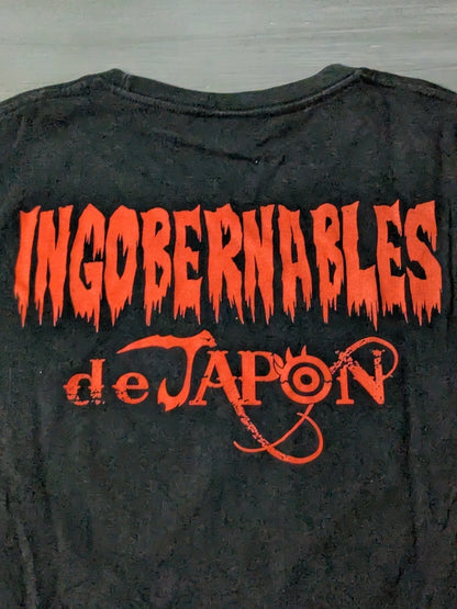 L.I.J. "LOS" T-shirt (1) (black×red)