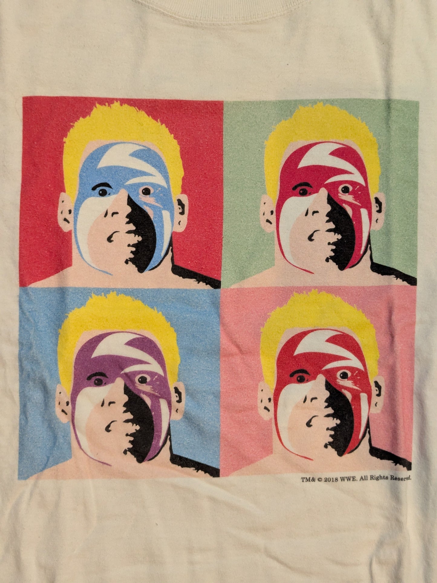 Sting ×TWOPLATOONS Collaboration T-Shirt (1) (WWE (2018) / White)