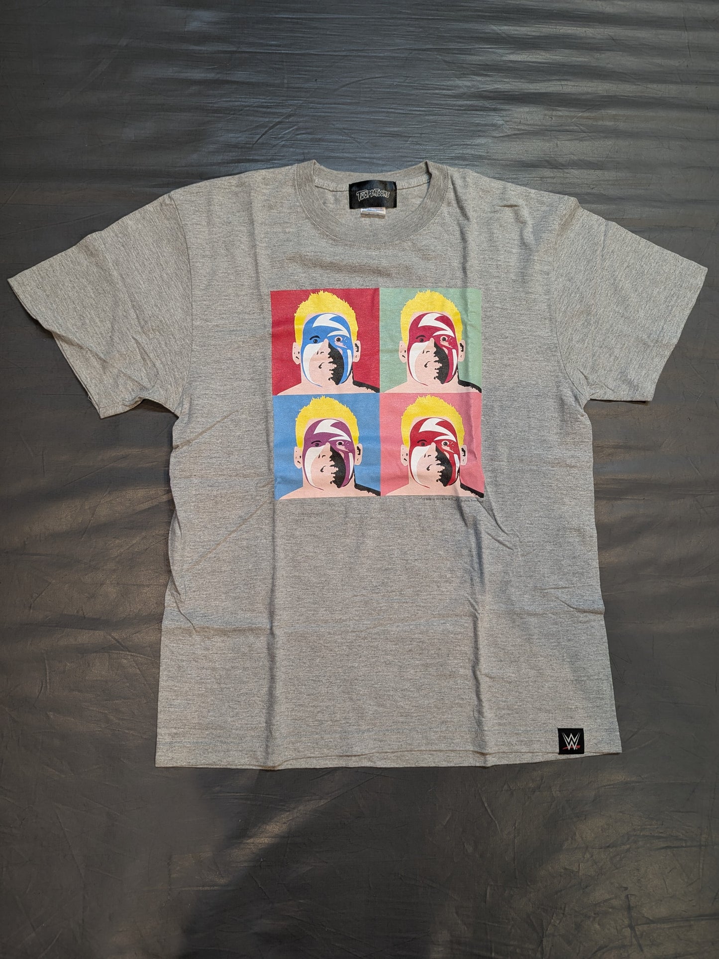 Sting ×TWOPLATOONS Collaboration T-Shirt (2) (WWE (2018) / Gray)