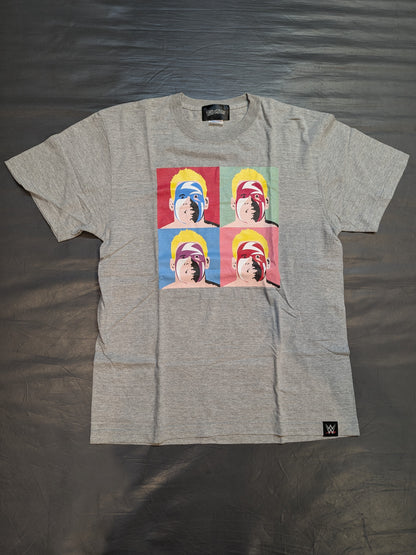 Sting ×TWOPLATOONS Collaboration T-Shirt (2) (WWE (2018) / Gray)