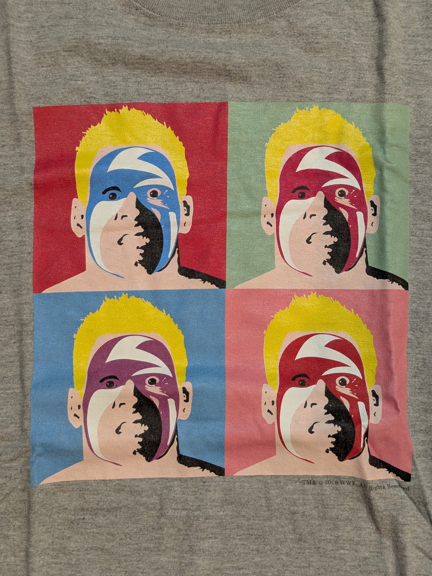 Sting ×TWOPLATOONS Collaboration T-Shirt (2) (WWE (2018) / Gray)