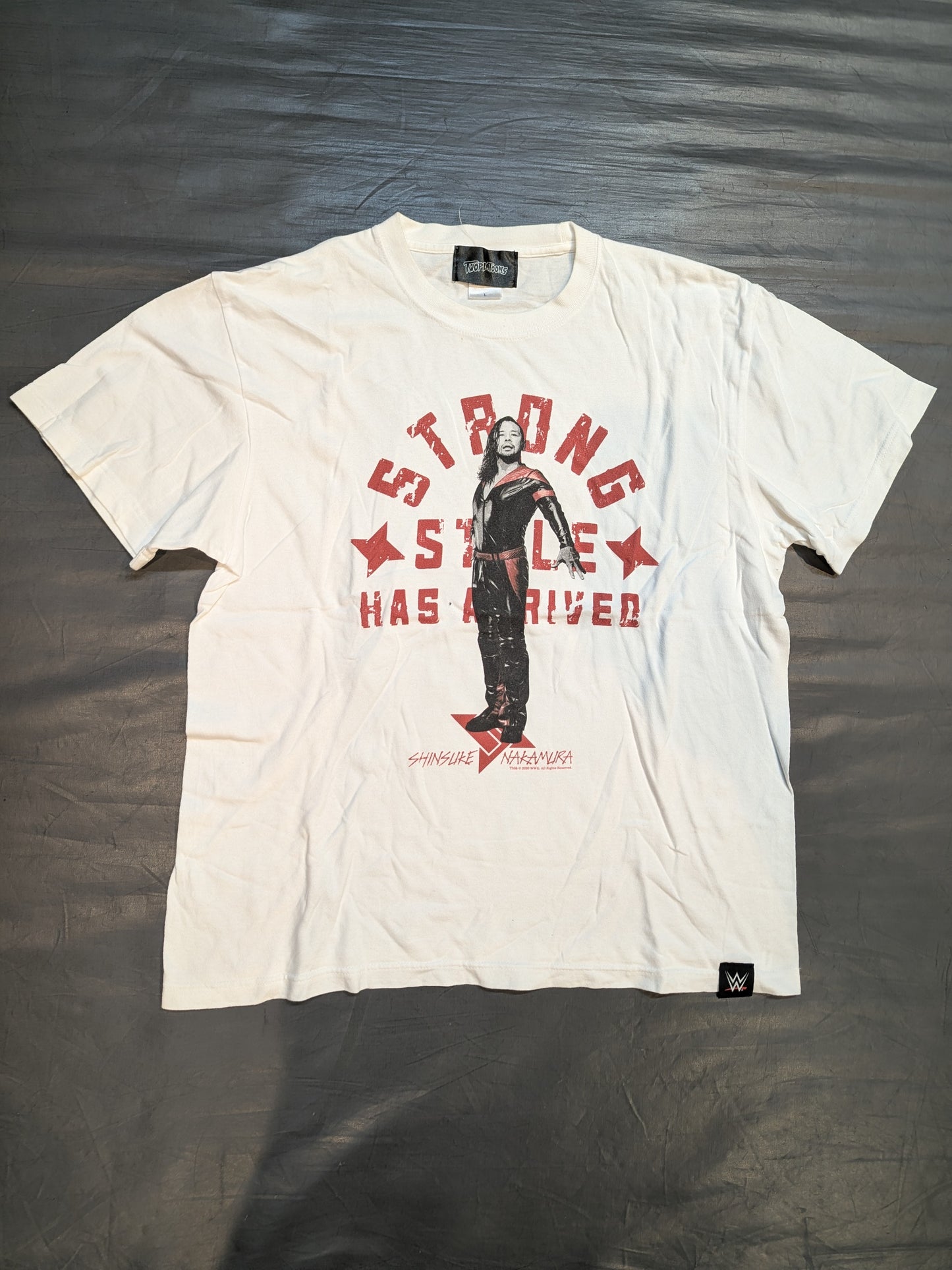 中邑真輔×TWOPLATOONS コラボTシャツ(WWE(2020) / ホワイト)