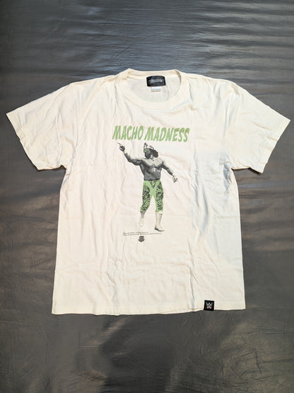 ランディ・サベージ×TWOPLATOONS コラボTシャツ①(WWE(2018) / ホワイト×グリーン)